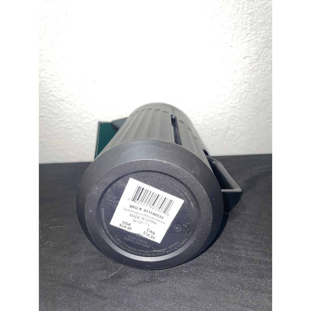 Starbucks Black 8 Cup Coffee Press French Press 34oz New With Tags